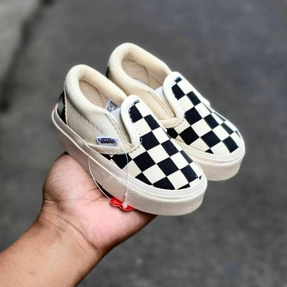 VANS SLIP ON CHECKERBOARD KID