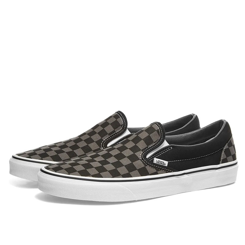 VANS CLASSICS SLIP-ON CHECKERBOARD BLACK POWTER