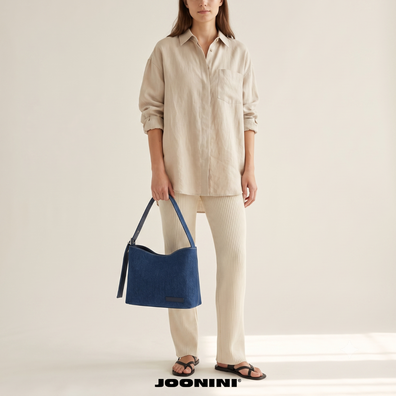 Dena Hobo Denim Bag Joonini