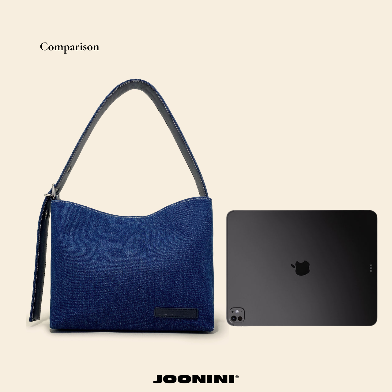 Dena Hobo Denim Bag Joonini