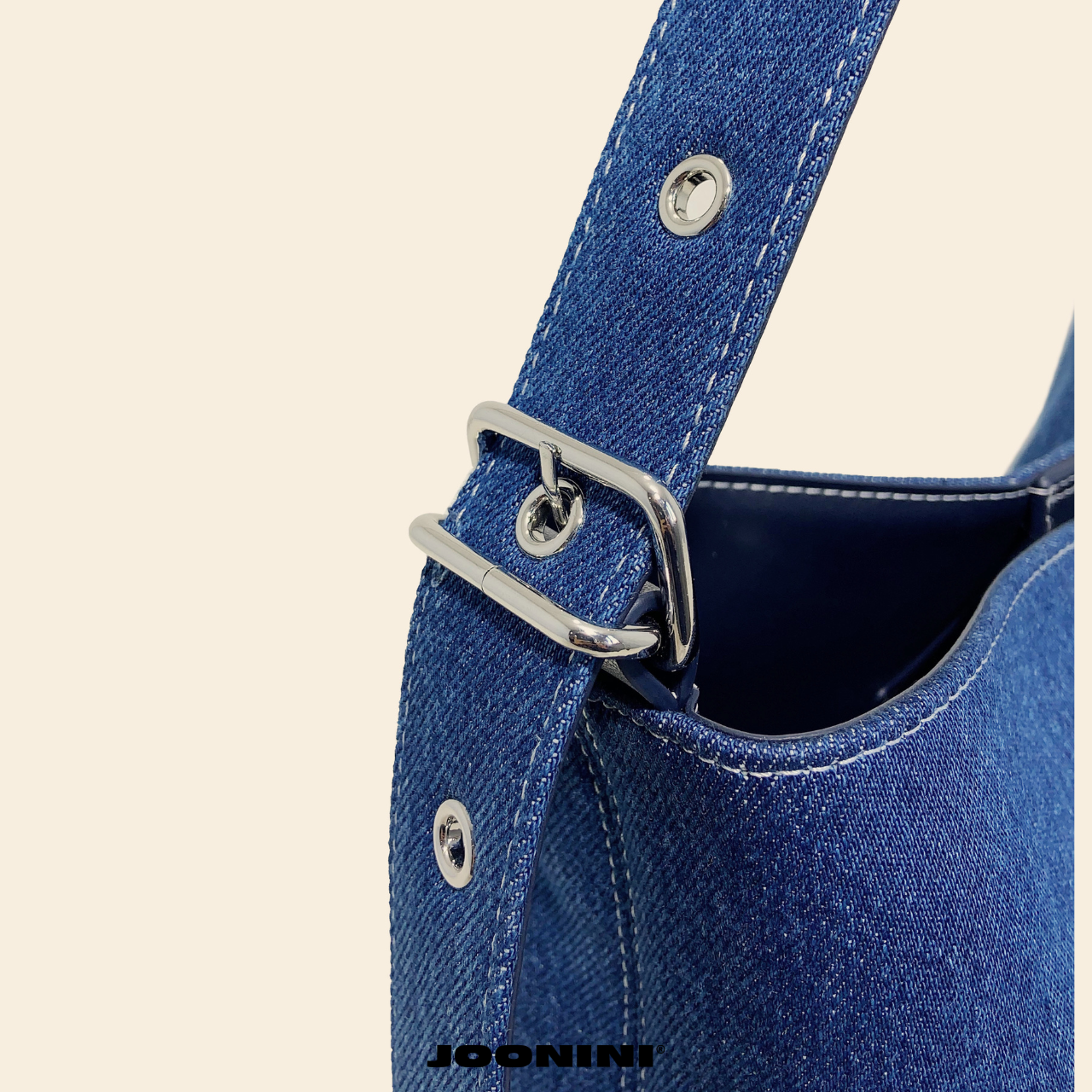 Dena Hobo Denim Bag Joonini