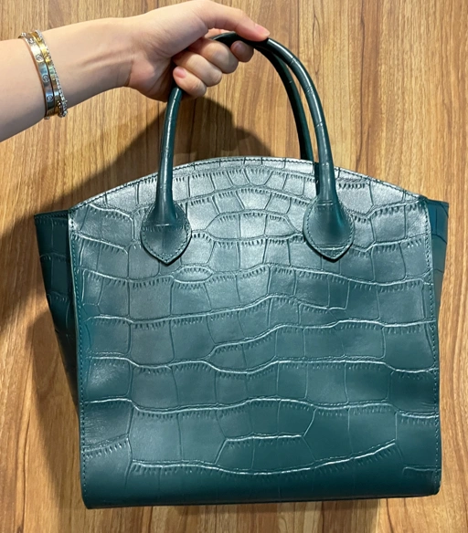 Priel x YBI  Emerald Green  Turtle Sofia Medium Bag