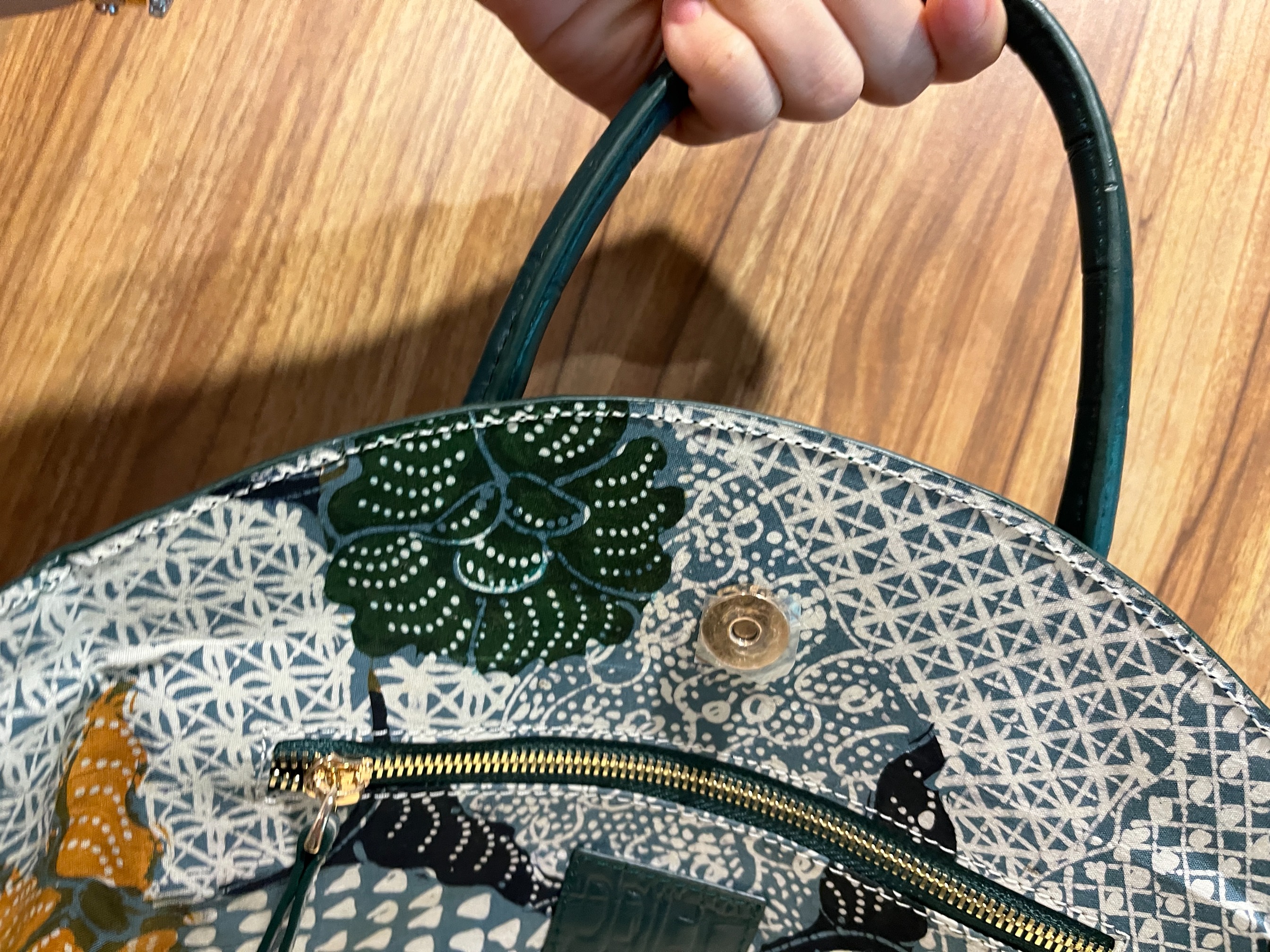 Priel x YBI Emerald Green Turtle Sofia Medium Bag