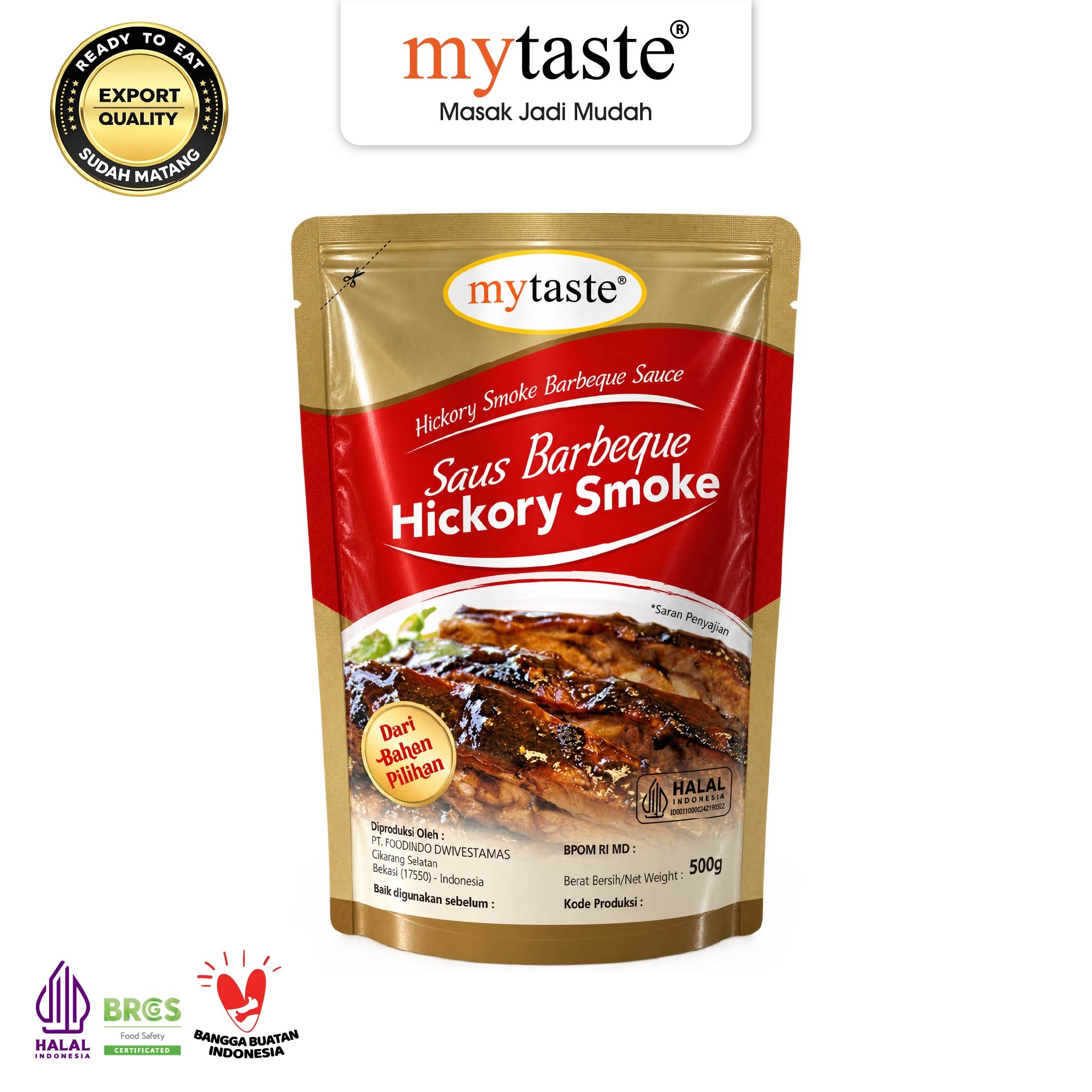 MYTASTE Hickory Smoke Barbeque Sauce 500g