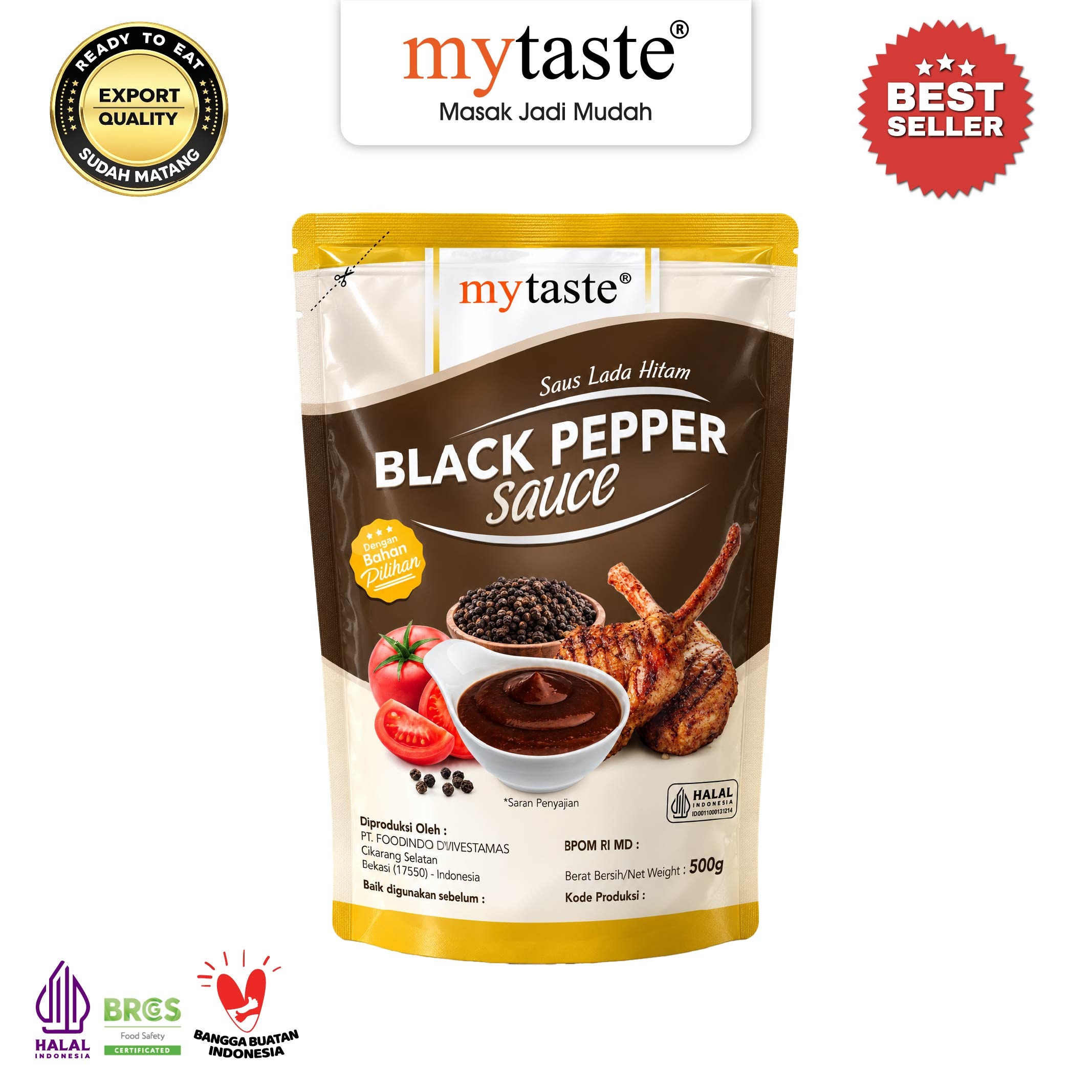MYTASTE Black Pepper Sauce 500g