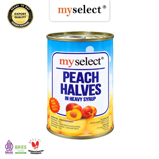 MYSELECT Peach Halves 425g