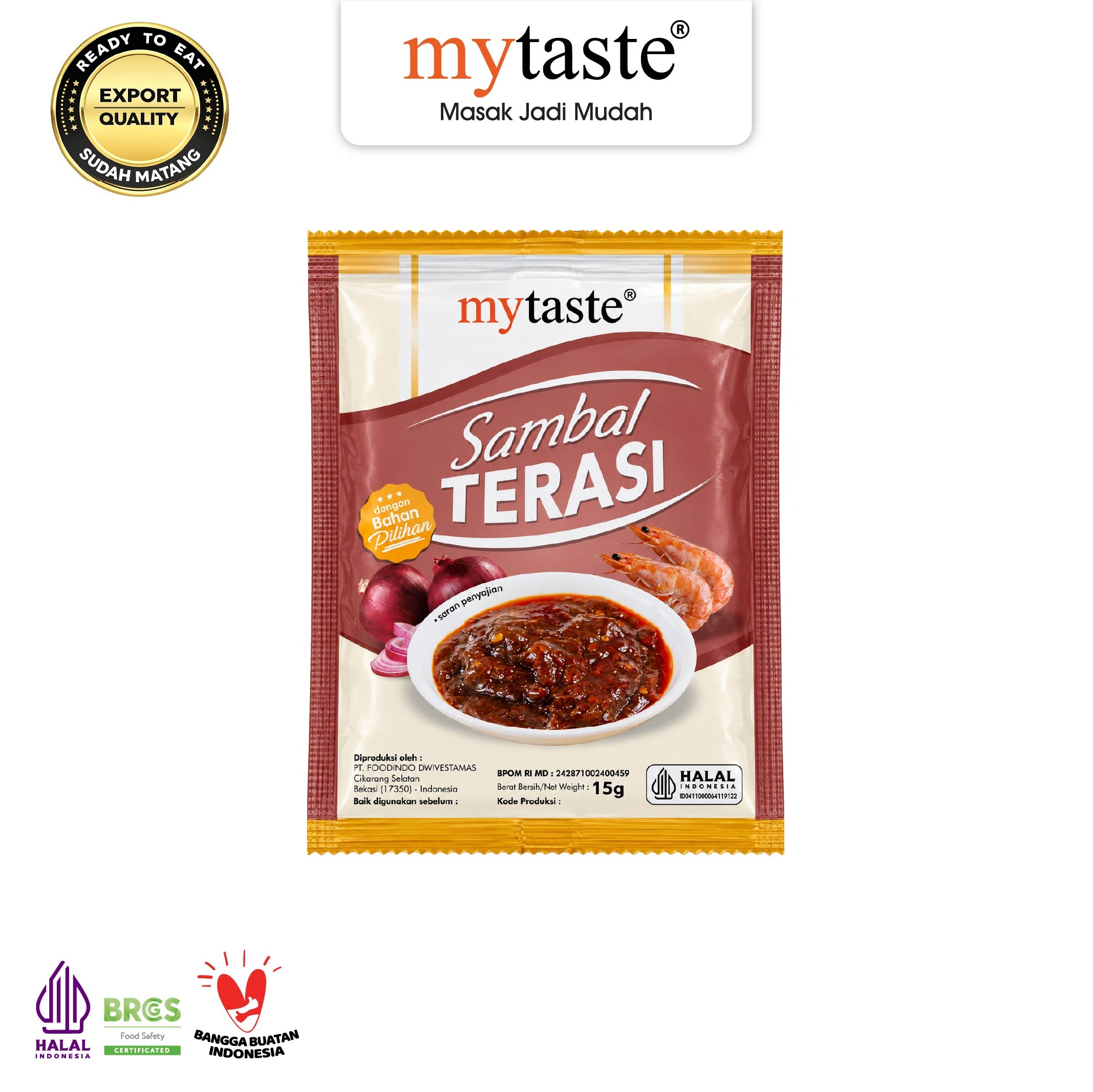 MYTASTE Sambal Terasi 15g