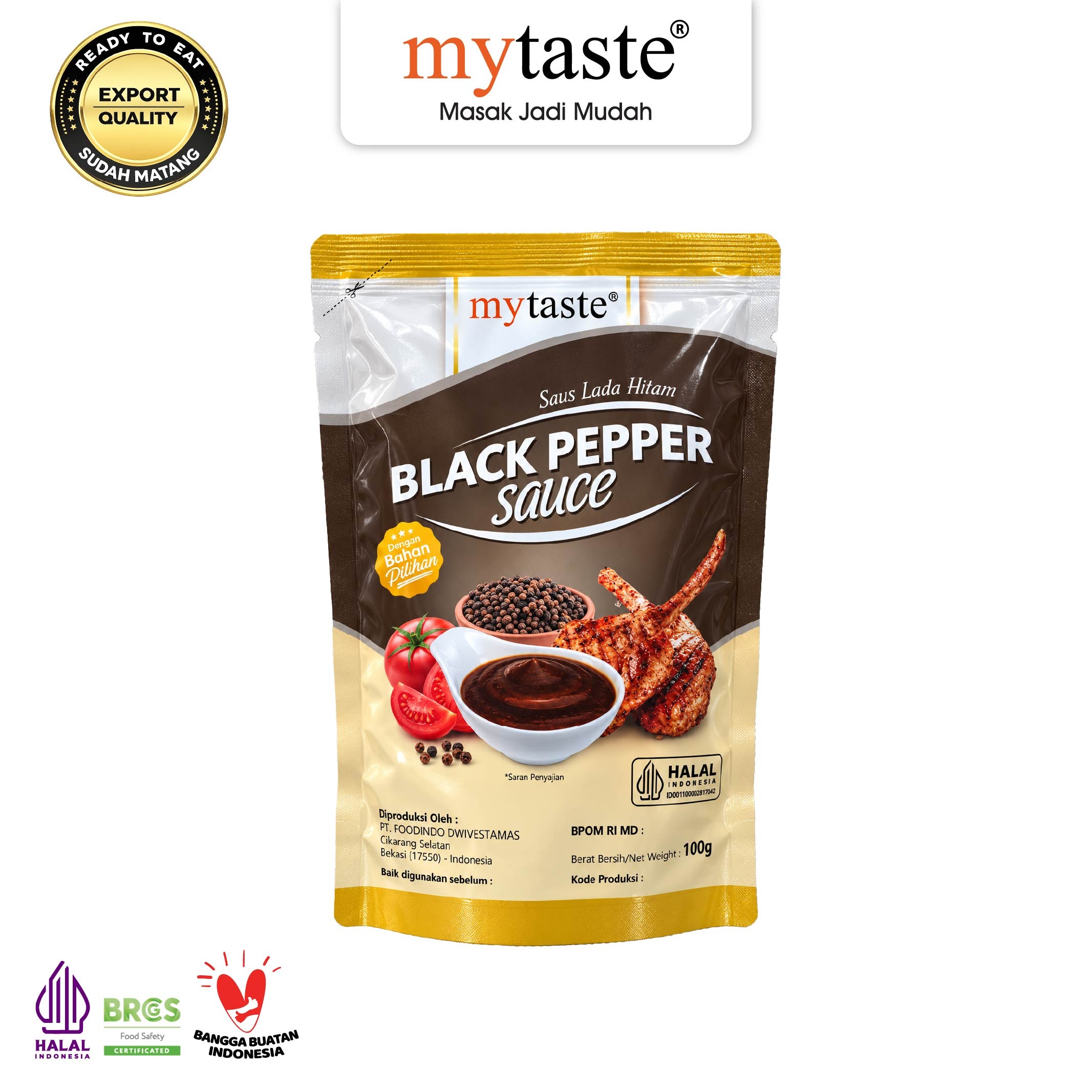 MYTASTE Black Pepper Sauce 100g