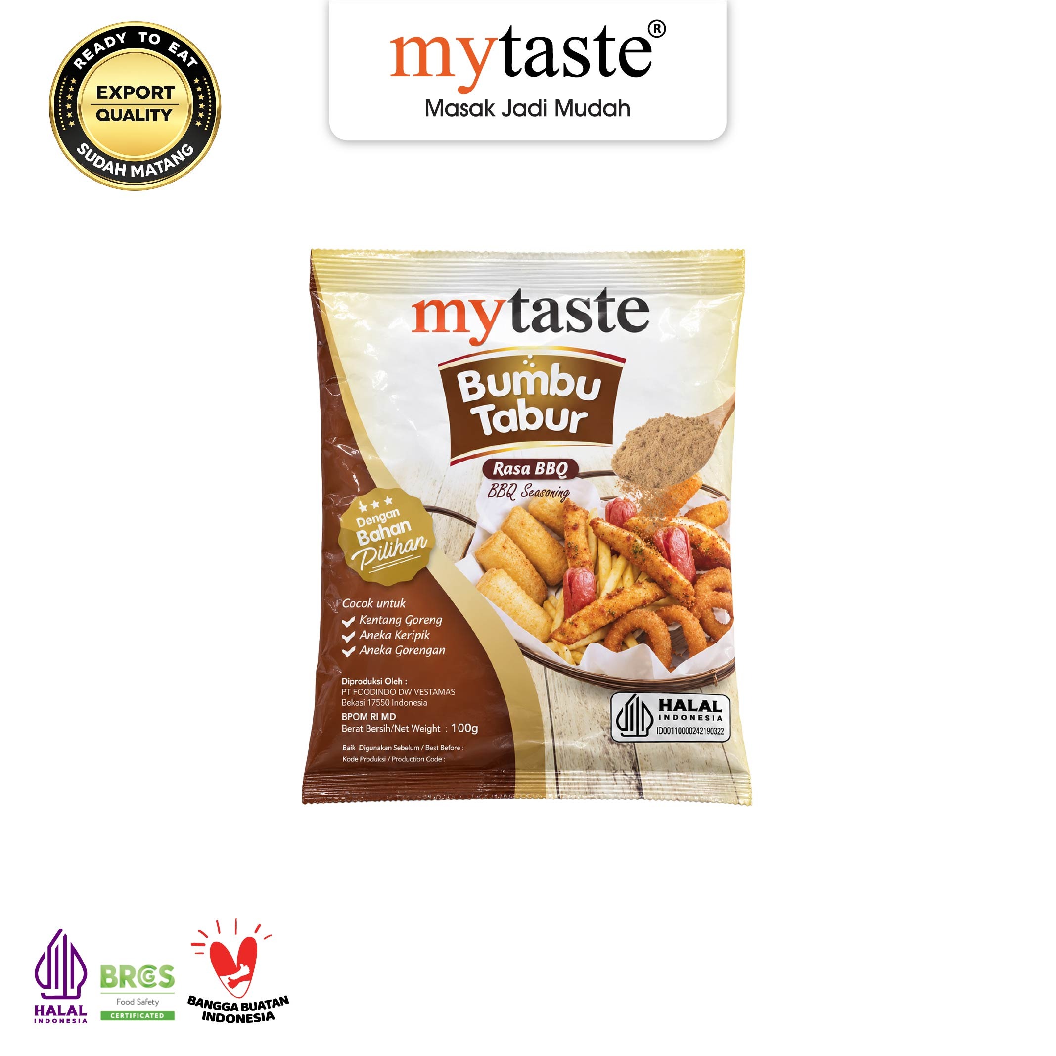 MYTASTE Bumbu Tabur Rasa BBQ 100g