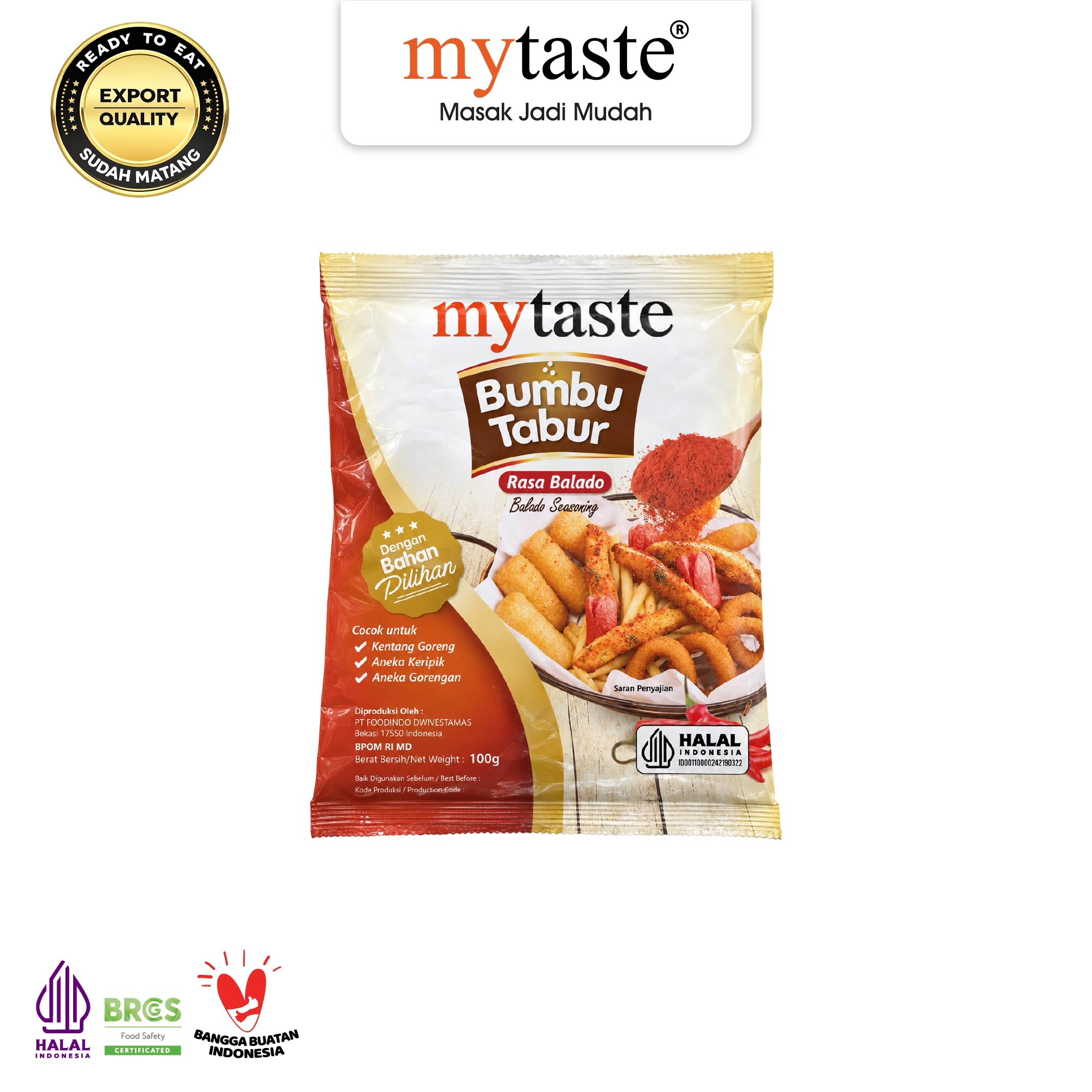 MYTASTE Bumbu Tabur Rasa Balado 100g