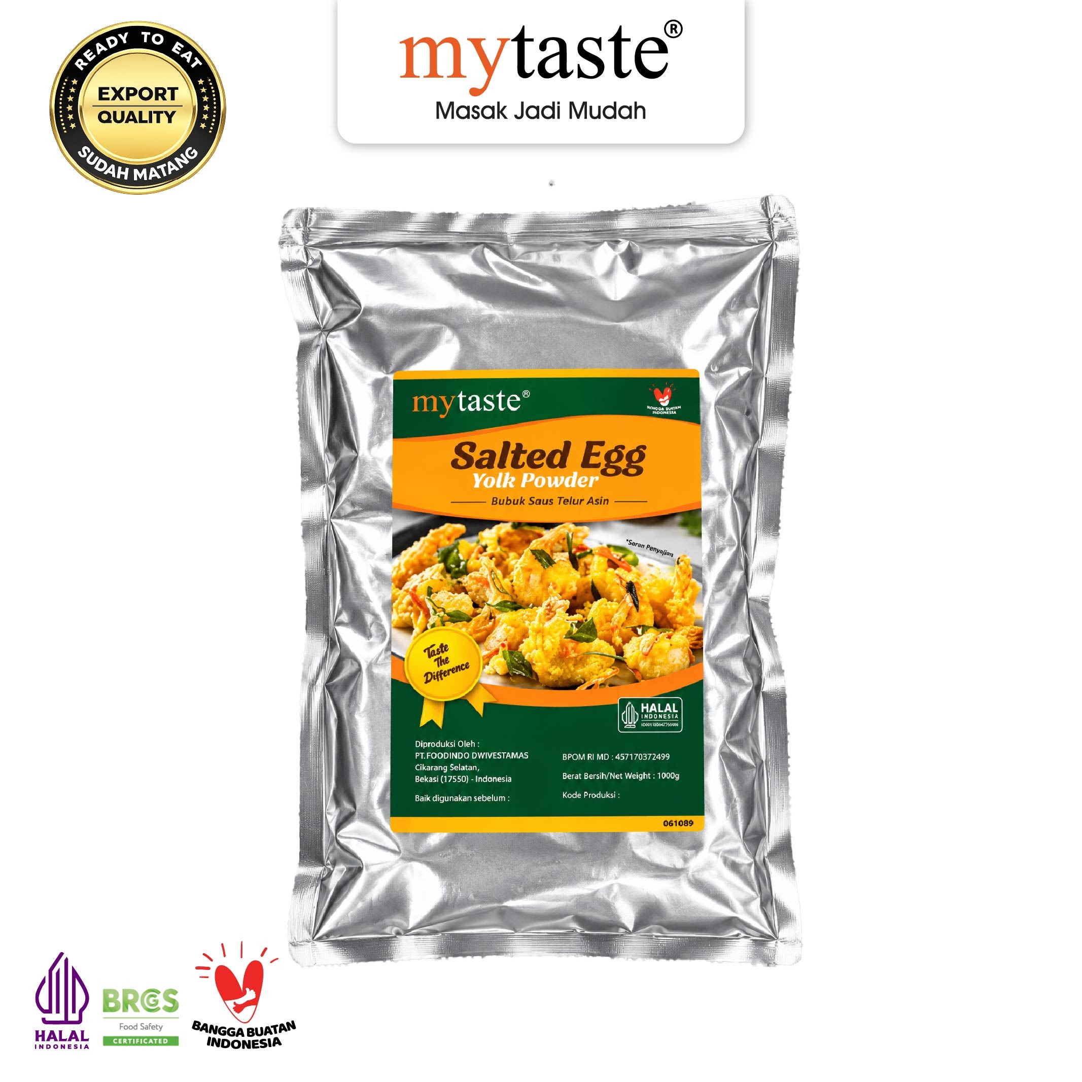 MyTaste Salted Egg Yolk Powder 500g