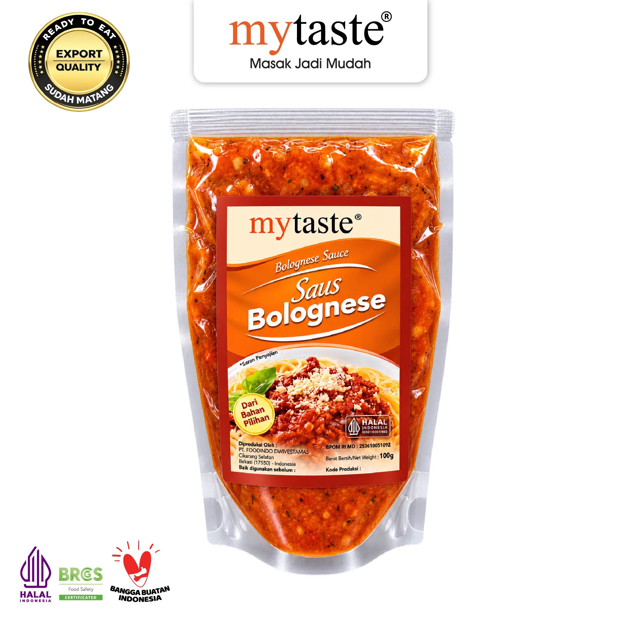 MYTASTE Bolognese Sauce 100g