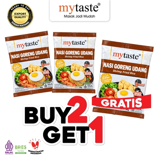 [BUY 2 GET 1] Bumbu Nasi Goreng Udang 40g Mytaste - Praktis Halal BPOM