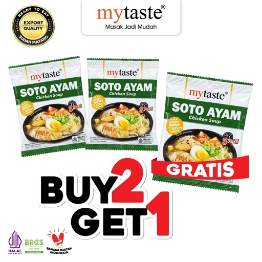 [BUY 2 GET 1] Bumbu Soto Ayam 60g Mytaste - Praktis Halal BPOM