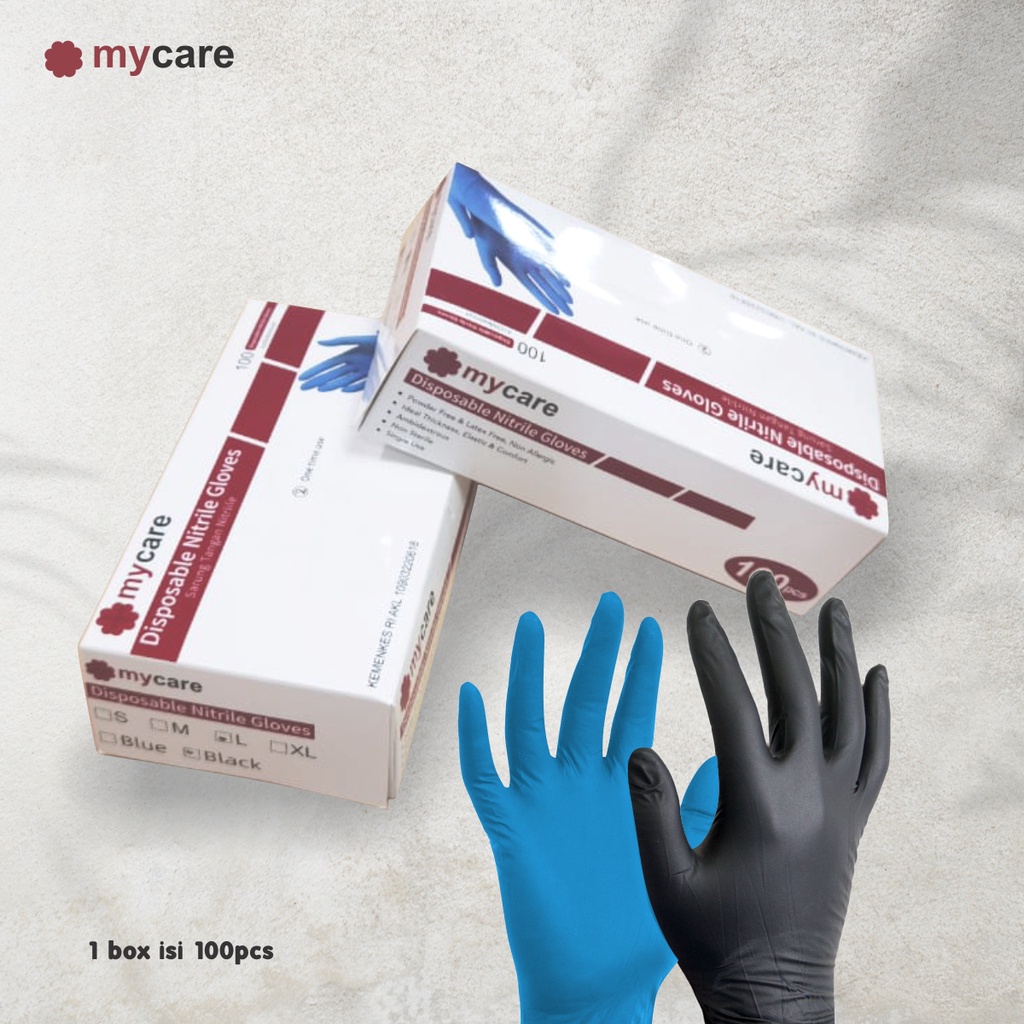 Sarung Tangan Nitrile examination gloves - Sarung Tangan Karet My Care