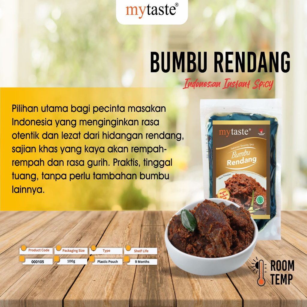 MyTaste Bumbu Rendang 100g