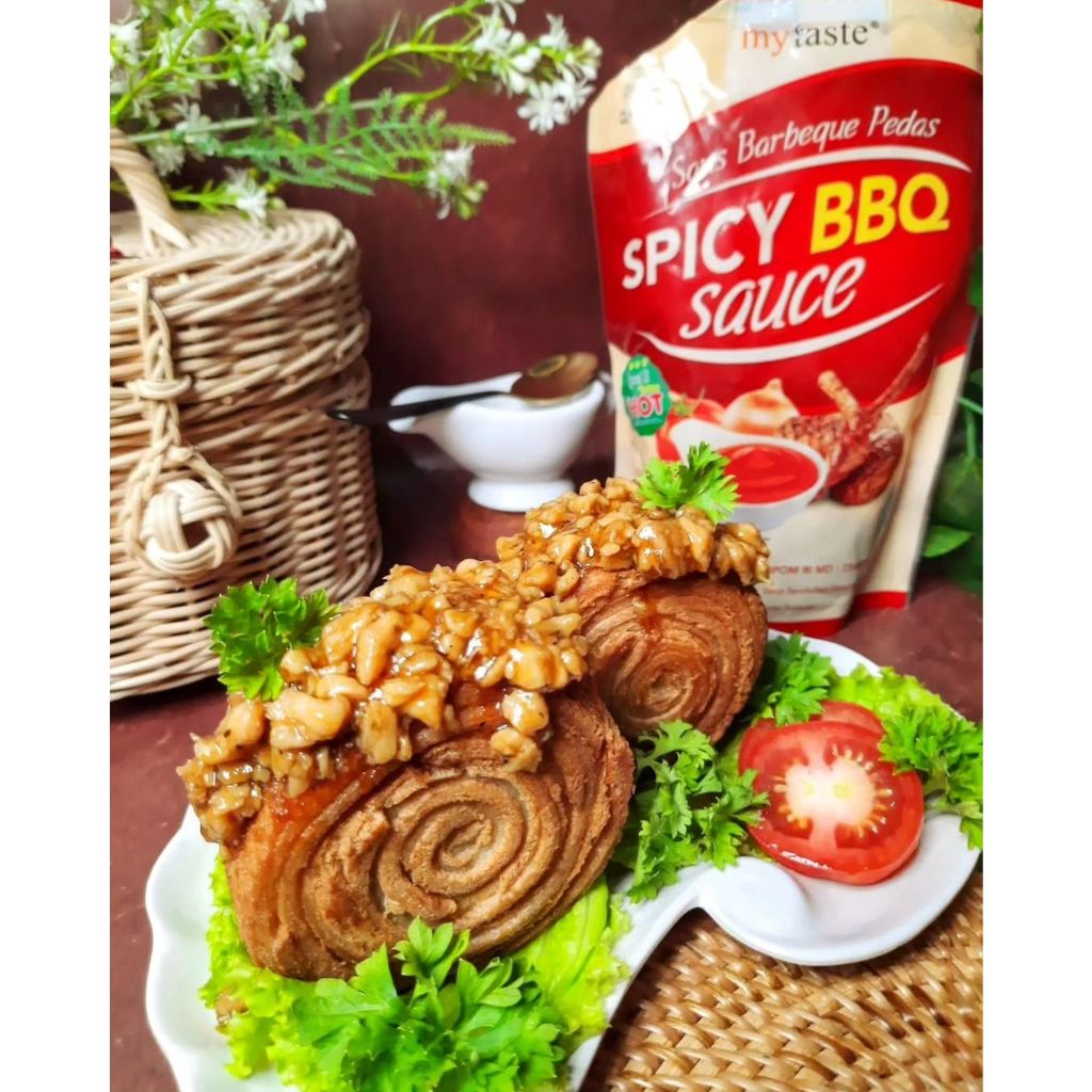 MYTASTE Spicy BBQ Sauce Level 3 Extra Hot – 500g