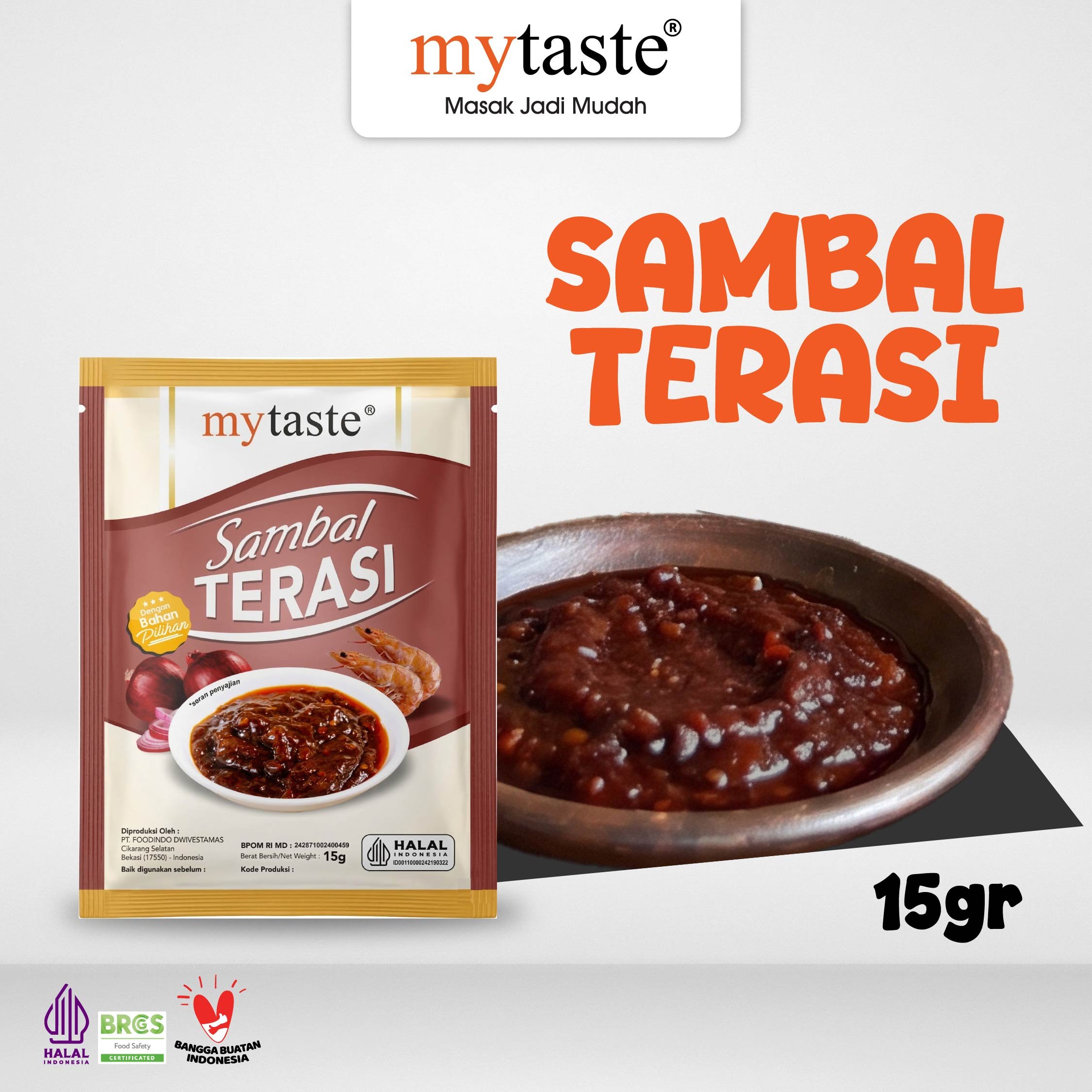MYTASTE Sambal Terasi 15g