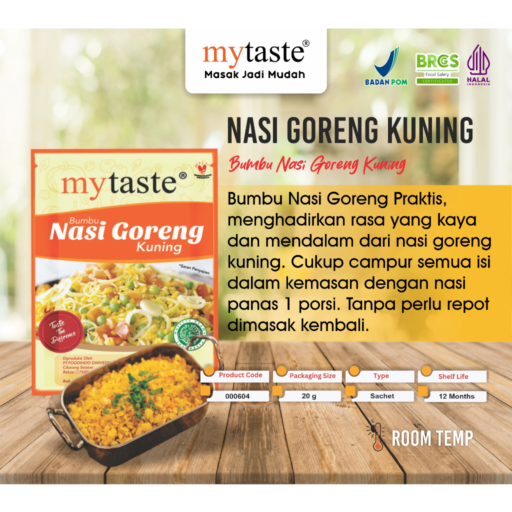 MyTaste Bumbu Nasi Goreng Kuning 20g