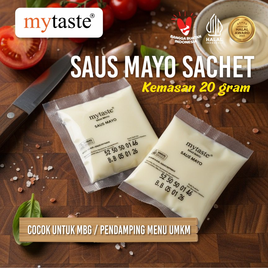 MYTASTE SAUS MAYONAISE SACHET KEMASAN 20 GRAM | ISI 25 PCS