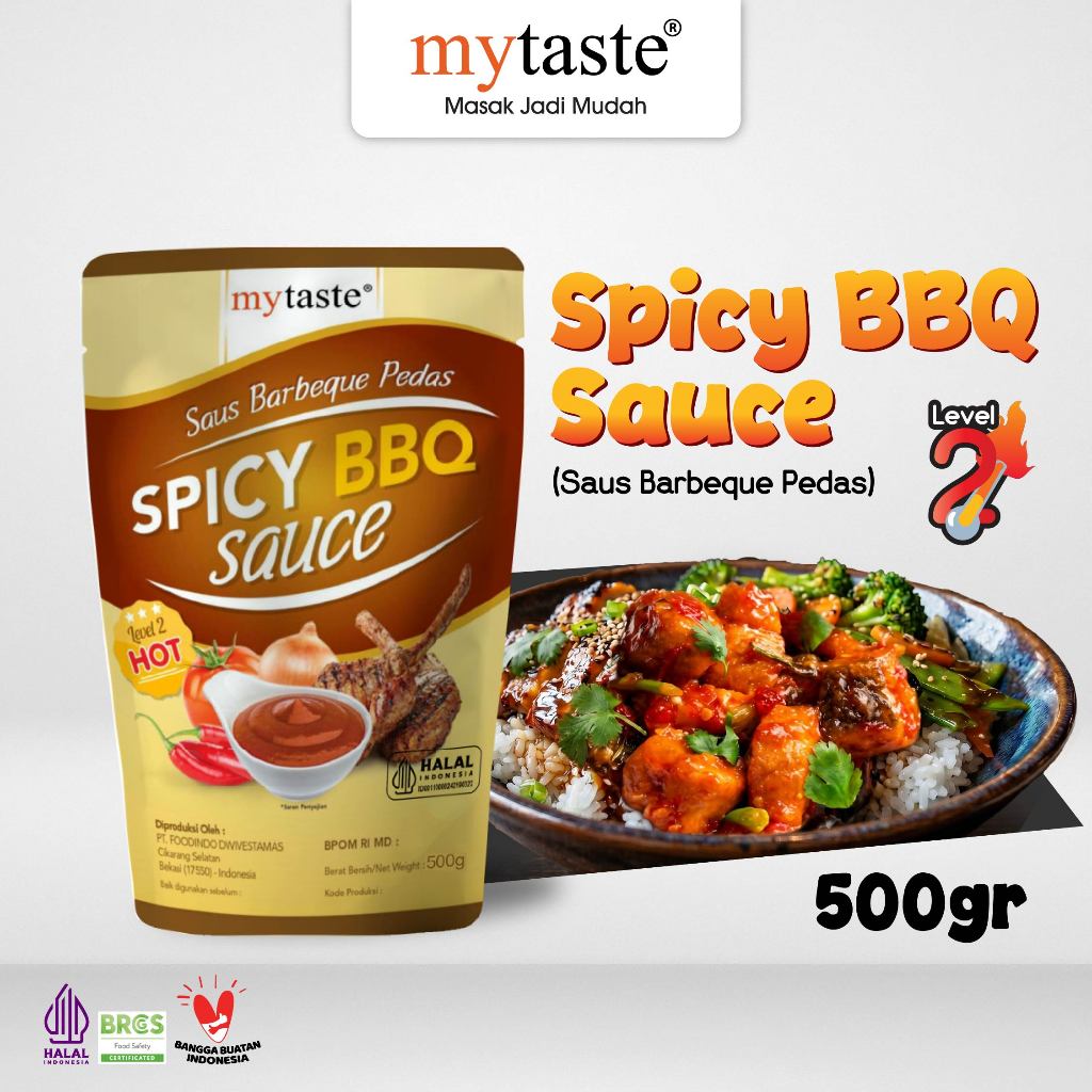 MYTASTE Spicy BBQ Sauce Level 2 – 500g