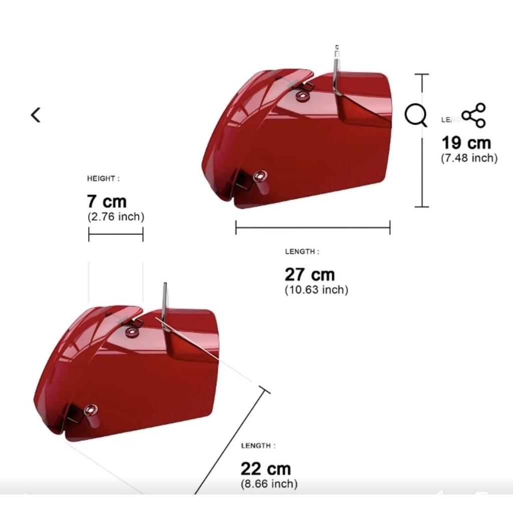 UPPER FAIRING ROADGLIDE 2023-2026 WIND AIR DEFLECTOR