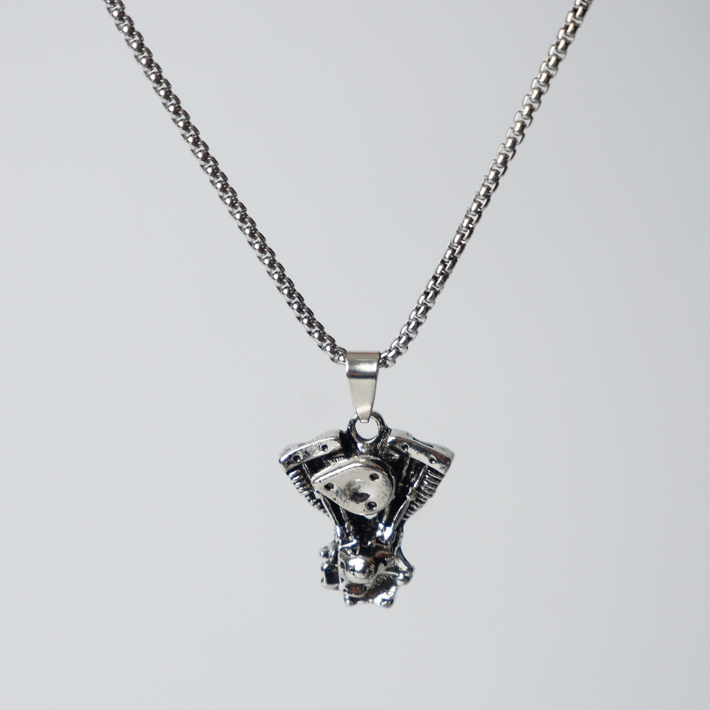 Kalung Harley Davidson V Twin Engine Metal Aksesoris Harley