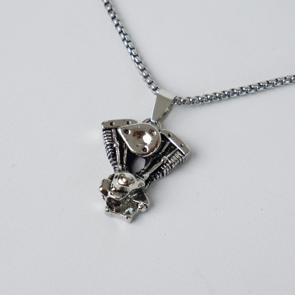 Kalung Harley Davidson V Twin Engine Metal Aksesoris Harley
