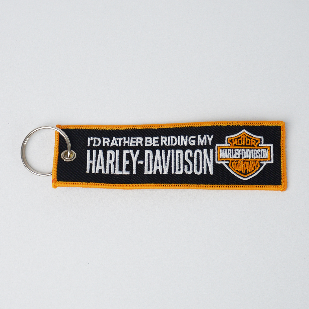 Gantungan Kunci Harley Davidson Bordir Aksesoris Motor