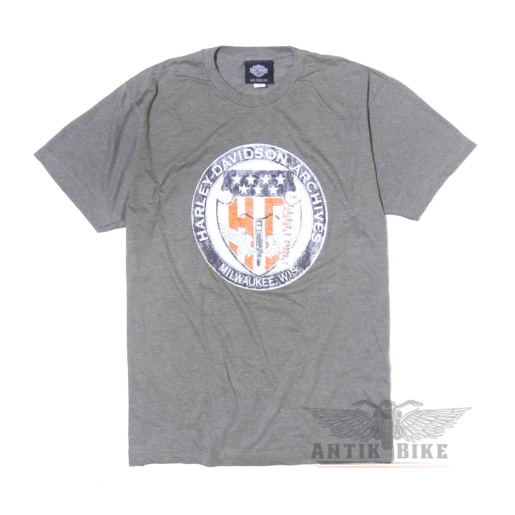 Kaos Harley Davidson T-shirt Bikers Milwaukee Wisconsin Museum Official HD Dealer Genuine Original USA