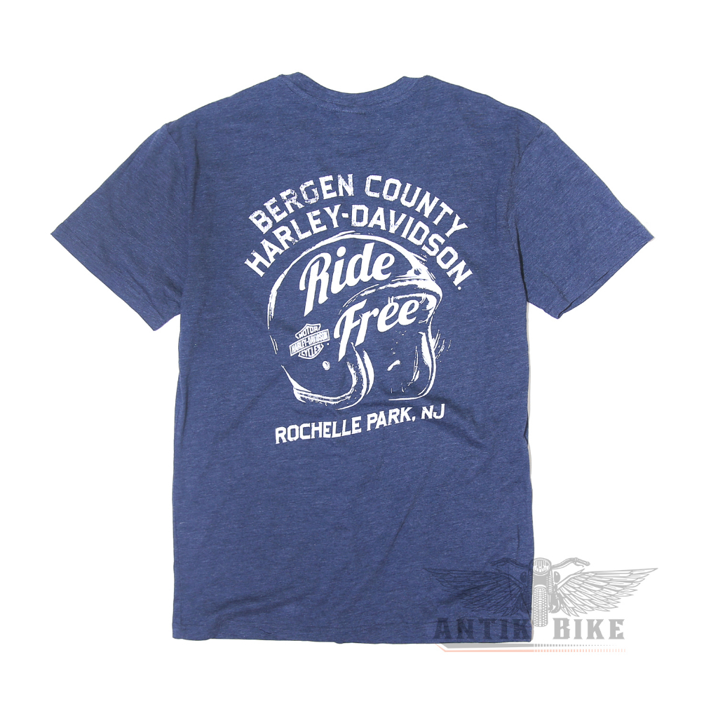 Kaos Harley Davidson T-shirt Bikers Bergen County Rochelle Park New Jersey Official HD Dealer Genuine Original USA