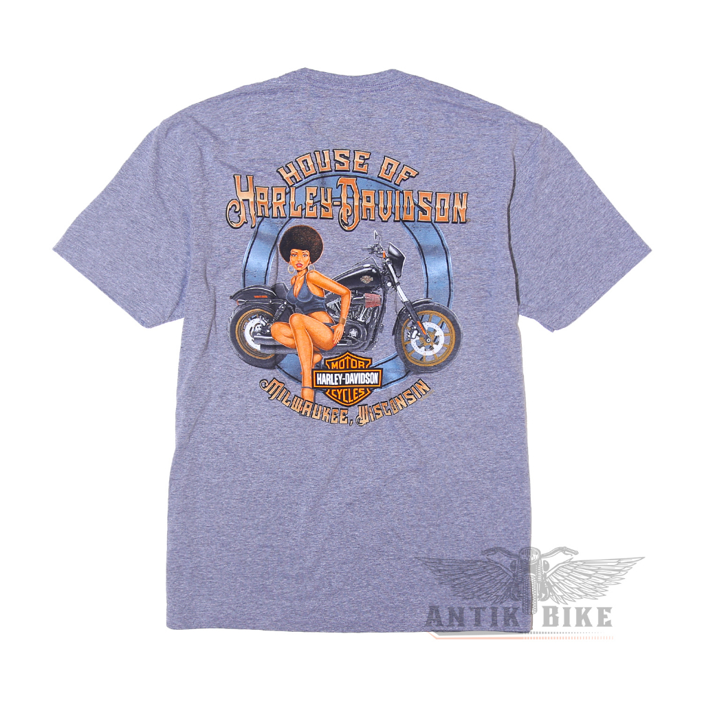 Kaos Harley Davidson T-shirt Bikers Milwaukee Wisconsin Official HD Dealer Genuine Original USA