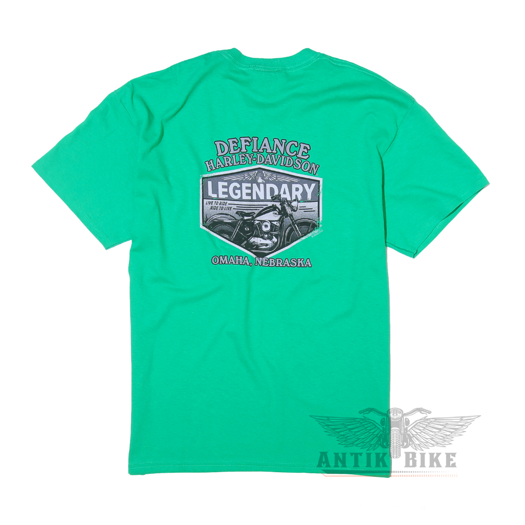 Kaos Harley Davidson T-shirt Bikers Omaha Nebraska Official HD Dealer Genuine Original USA