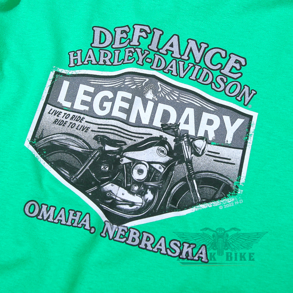 Kaos Harley Davidson T-shirt Bikers Omaha Nebraska Official HD Dealer Genuine Original USA