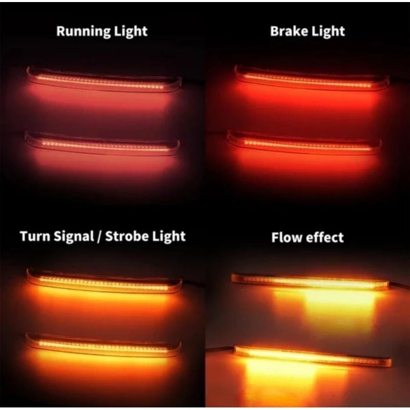 LED side bag belakang utk TOURING