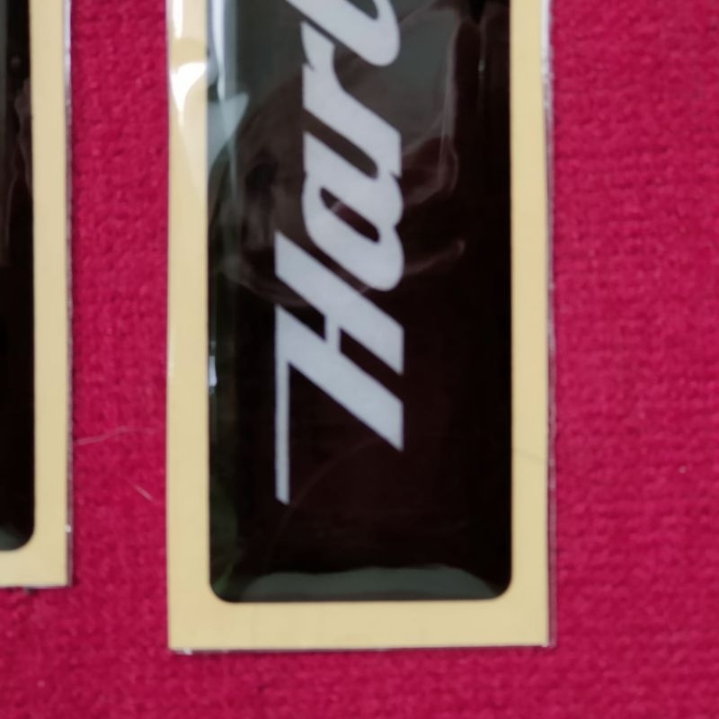 sticker decal resin harley davidson