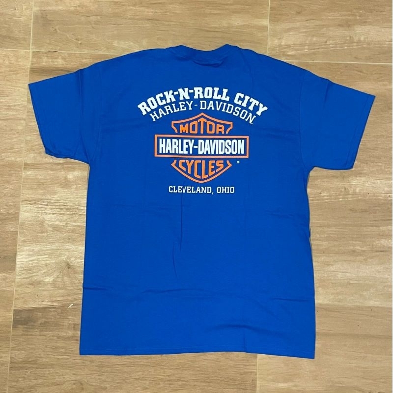 kaos tshirt harley davidson rock and roll city