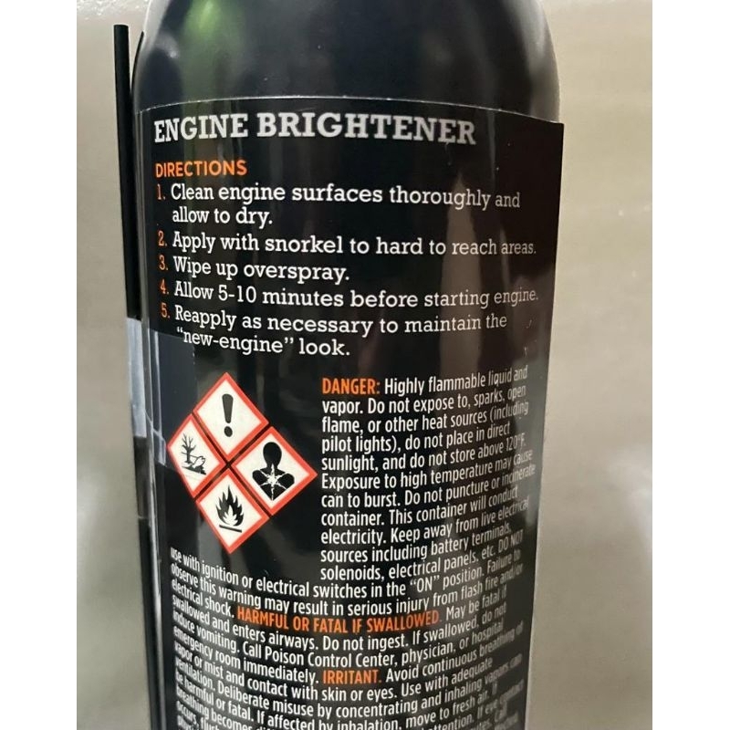 ENGINE detailing brightener for Harley Davidson