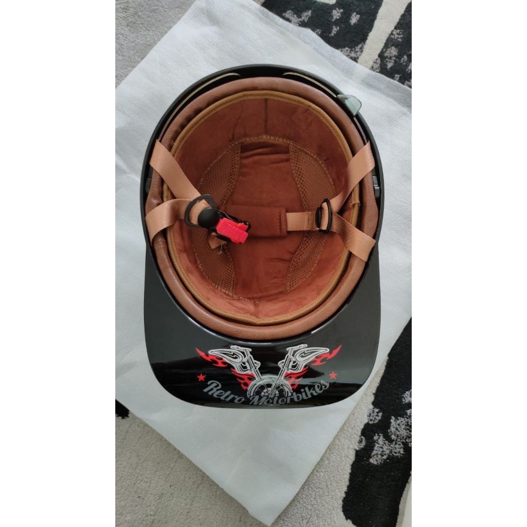 Half HELMET cap with Visor all size