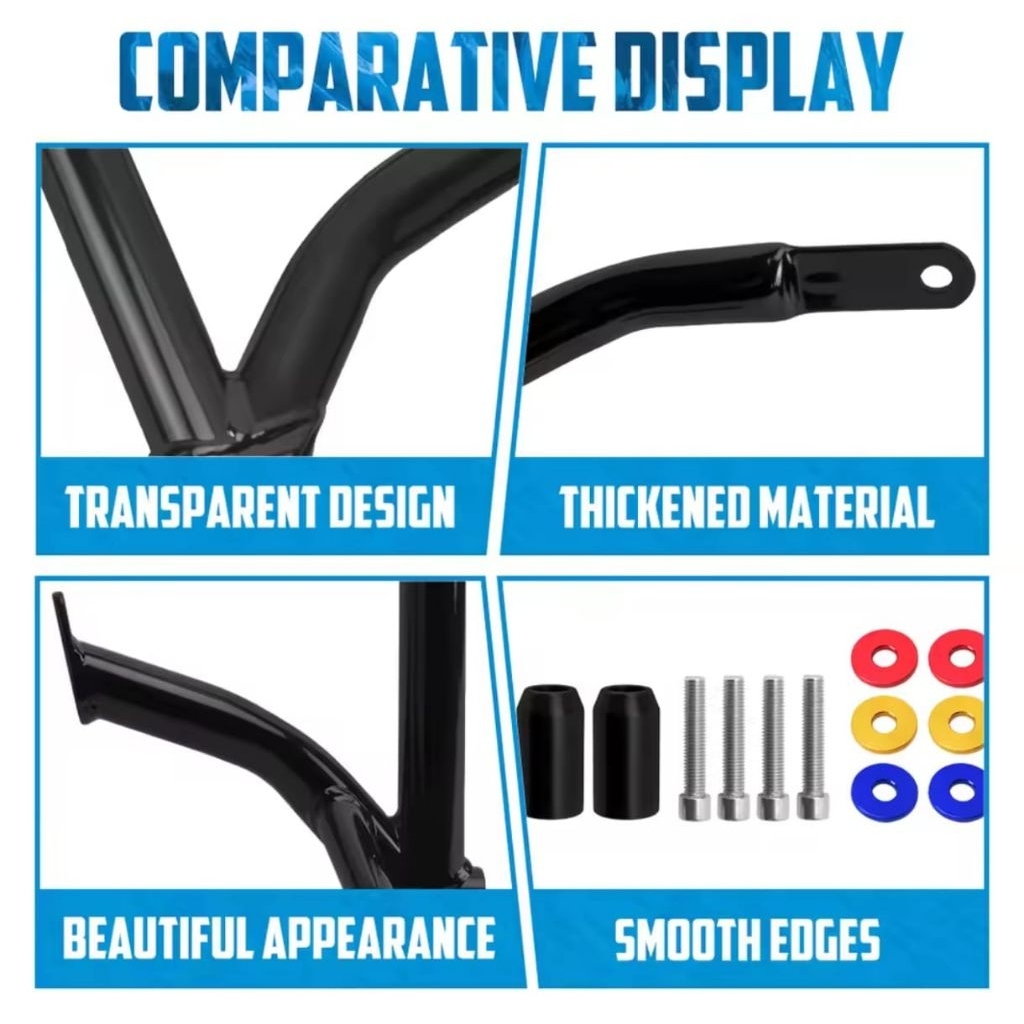 REAR SADDLEBAG GUARD CRASHBAR HARLEY