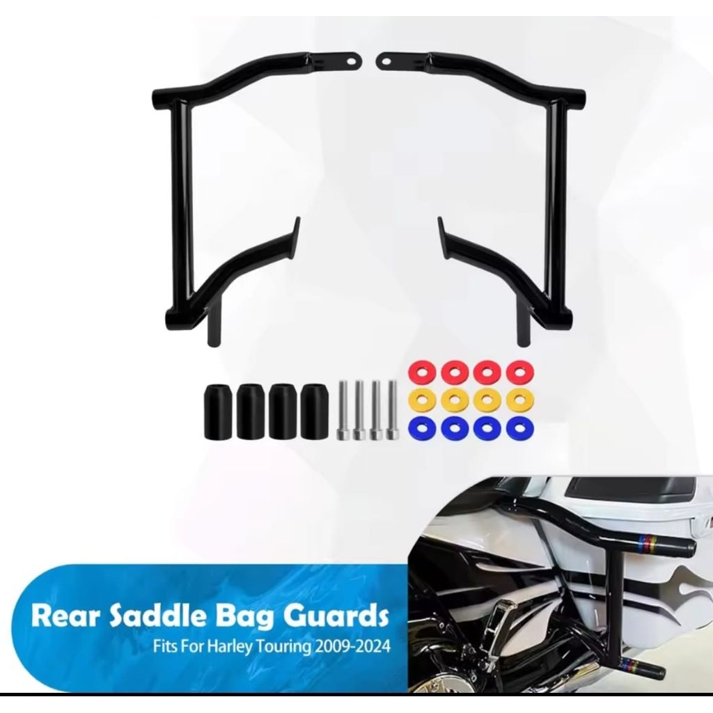 REAR SADDLEBAG GUARD CRASHBAR HARLEY