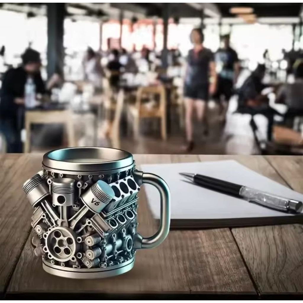 MUG stylist RUST proof COFFEE mug for Car and Motorbike