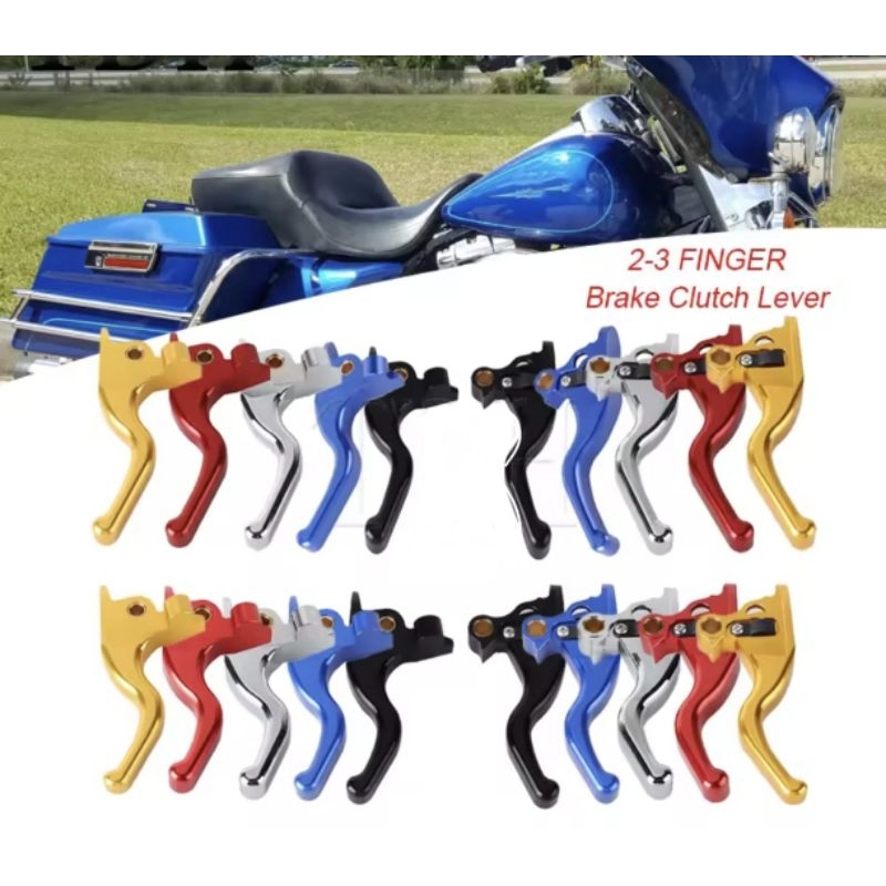 Handle kopling dan Rem 3 jari harley davidson