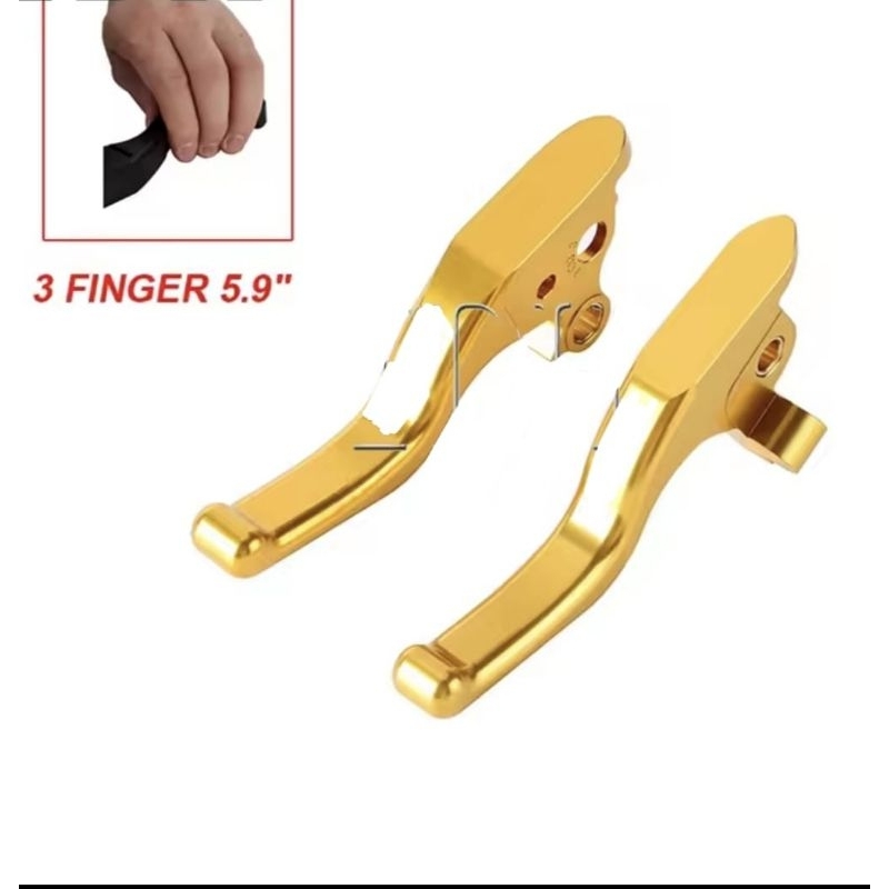 Handle kopling dan Rem 3 jari harley davidson