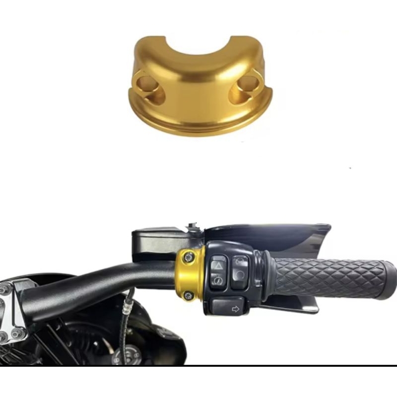 handlebar clam cover for harley davidson