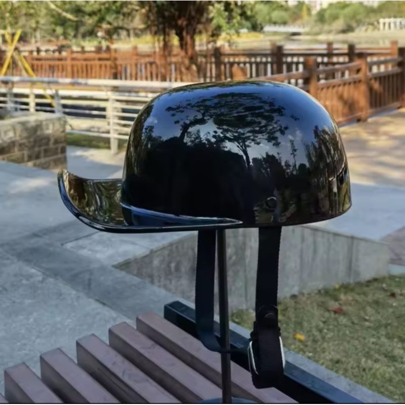 cap retro helmet open face unisex