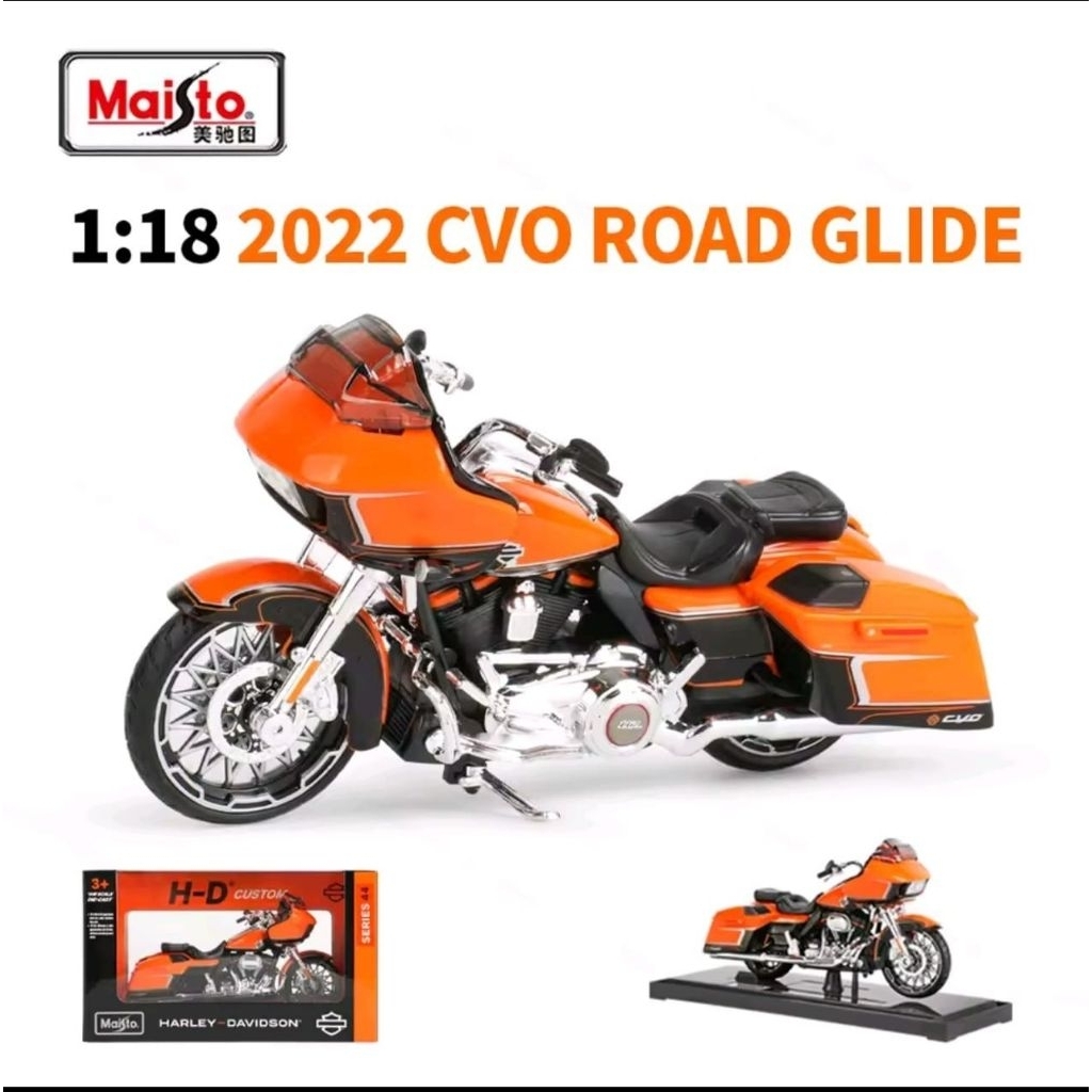 maisto DIECAst 1:18 roadglide cvo 2022 Orange