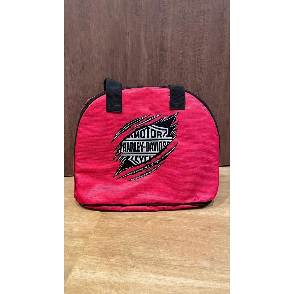 tas HELM - Helmet bag codura motif HD Merah