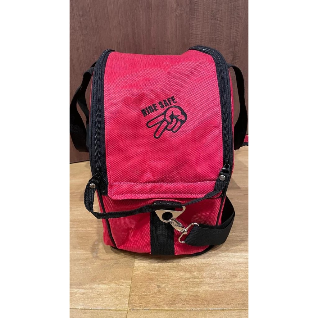 tas HELM - Helmet bag codura motif HD Merah