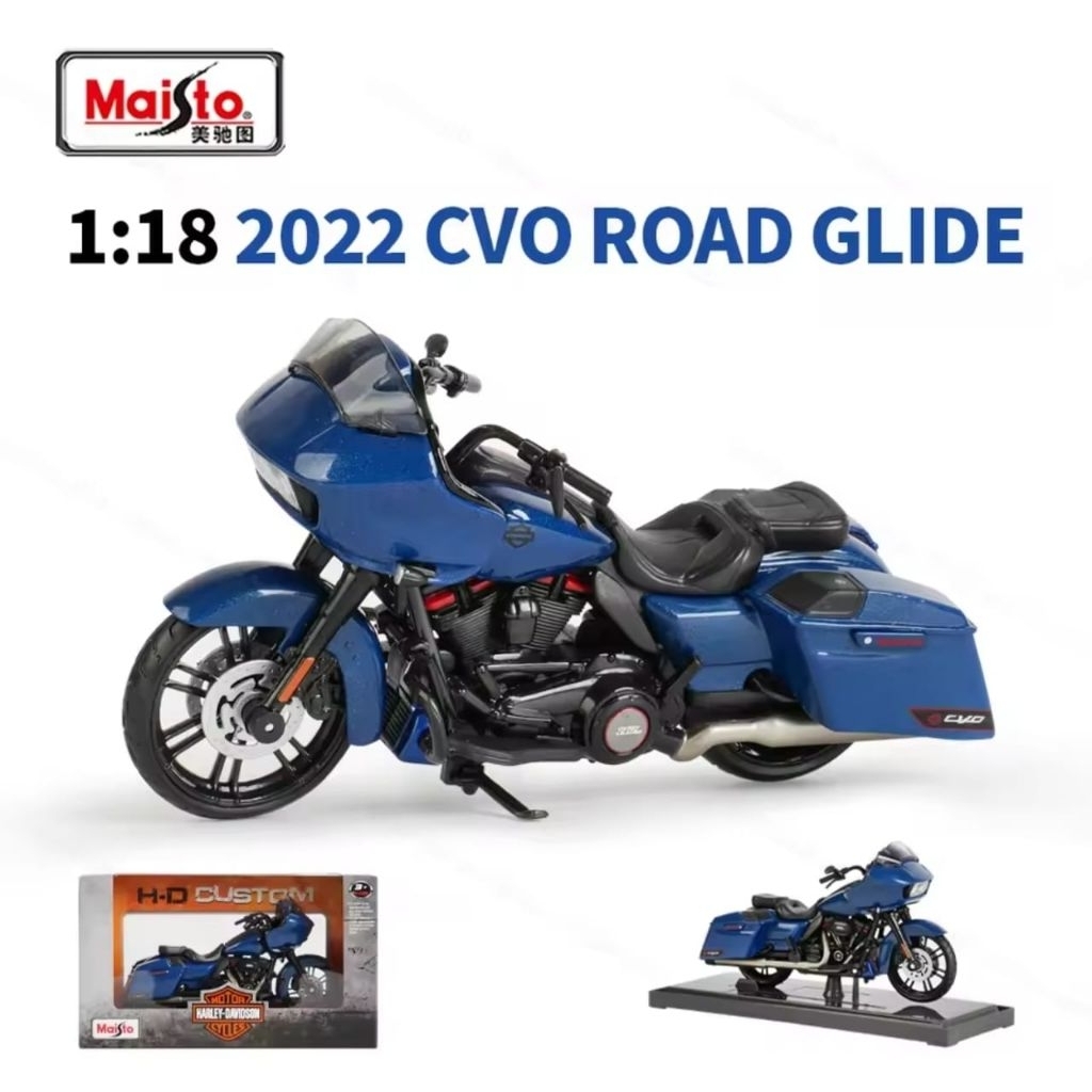 maisto DIECAst 1:18 roadglide cvo 2022 BLUE